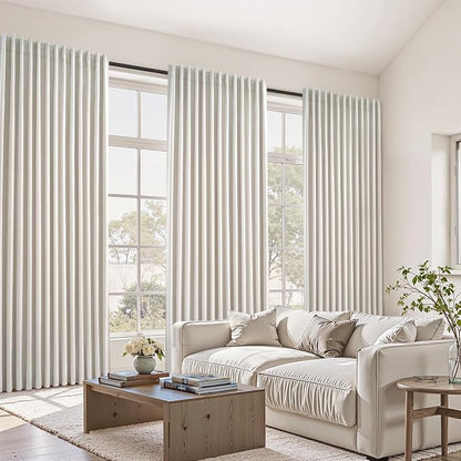 Extra Wide 100 Inch Length Blackout Curtains & Drapes 96 Inches Long 2 Panels - Image 6