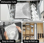 Non Stick Silicone Pastry Mat,Silicone Dough Rolling Mat Baking Mats Silicone for Baking Sheets Large Silicone Mat for Baking Fondant Pie Crust Pizza and Cookies Mat Heavty Duty Kitchen Counter Mat