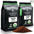 The Bean Organic Coffee Company Vanilla Nut, Medium Roast, Ground Coffee, 16-Ounce Bags (Pack of 2),Café molido tostado organico