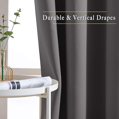 NICETOWN Bedroom Blackout 102 inch Curtains - Image 5
