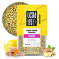 Tiesta Tea - Lemon Ginger Turmeric, Loose Leaf, Lemon Ginger Herbal Tea, Premium Blend, Non Caffeinated Herbal, Make Hot or Iced Brews Up to 25 Cups, 2.5 Ounce Resealable Pouch