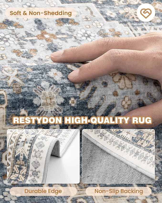 Runner Rug 2x10, Washable Rugs for Entryway Rug, Bathroom Bedroom - Image 7