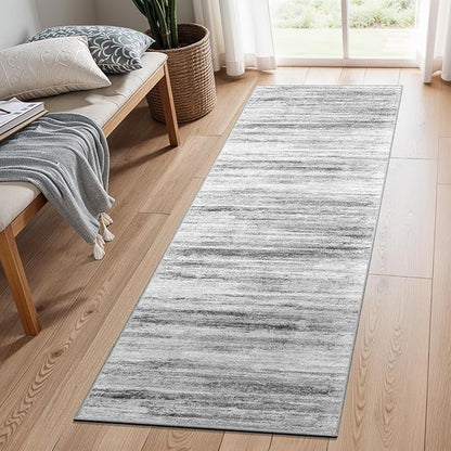 2x7 Washable Runner Rugs for Hallway: Easy-to-Clean Abstract Runners for by WIEVEDENS
