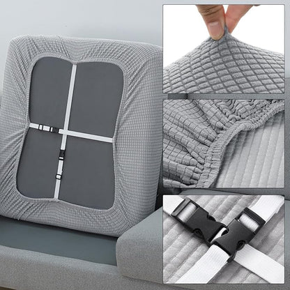 Fuloon Couch Cushion Slipcover, Super Stretch Individual Sofa Covers | 1 Pack - Image 4