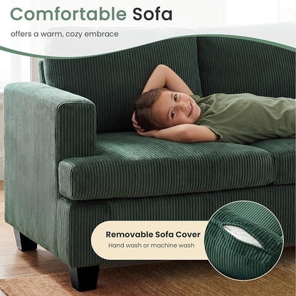 YOUDENOVA 2 Piece Set Comfy Sofa Couch, Loveseat Sofa * 2 - Image 3