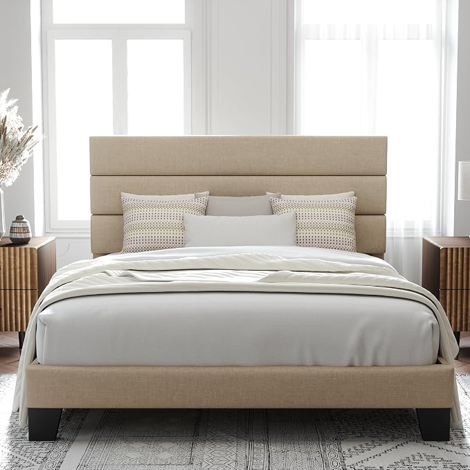 Allewie Queen Size Platform Bed Frame by Allewie