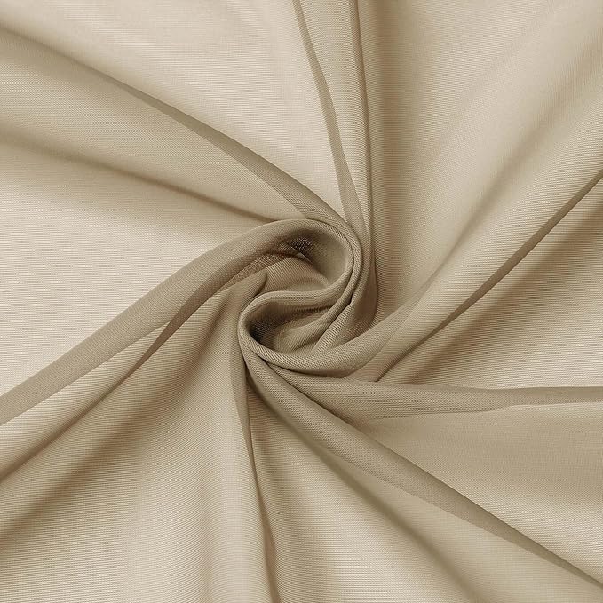 Cafe Curtains 36 Inch Length Tier 2 Pieces, Modern Soft Airy Sheer Kitchen - Image 9