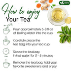 FreshDrinkUS, Premium 40 Soursop Turmeric Tea Bags, 100% Natural, Blend of Soursop Leaves, and Turmeric Root. Made with Natural Material Tea Bags. No Sugar, Vegan.