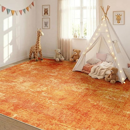 RELEANY Washable 8'x10' Abstract Area Rug - Image 2