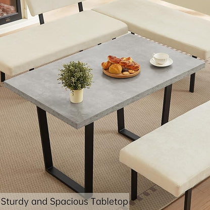 HIPIHOM 3-Piece Corner Dining Table Set - Image 6