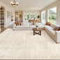 10x14 Area Rugs Living Room: Bedroom Washable Carpet Retro Beige | Large by Luxturiy
