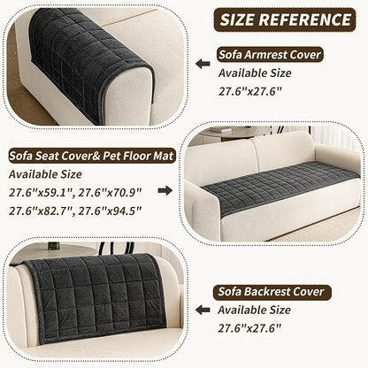Couch Covers for Dogs Washable, 27.6"x82.7" Non Slip Couch Covers for Loveseat - Image 3
