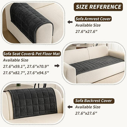 Couch Covers for Dogs Washable, Non Slip Couch Covers for Loveseat Sofa Pet - Image 3