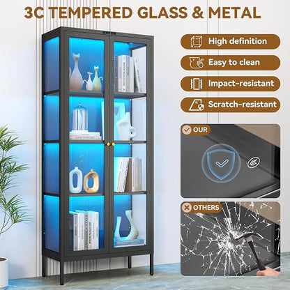 Polup Glass Display Cabinet - Image 4