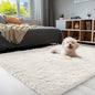 OLANLY 3x4 Machine Washable Accent Rug, Soft Fluffy Shaggy Area Rug by OLANLY