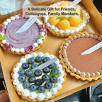 5 Inch Quiche Pans 6 Pack, Round Mini Tart Pans with Removable Bottom. Small Egg Tart Molds with Non-Stick Coating, Rugged Carbon Steel for Tart Shells Desert Making Christmas Festival Party