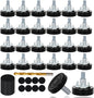 24 PCS M8 Thread Furniture Feet Levelers, Furniture Leveling Feet by Eunenete