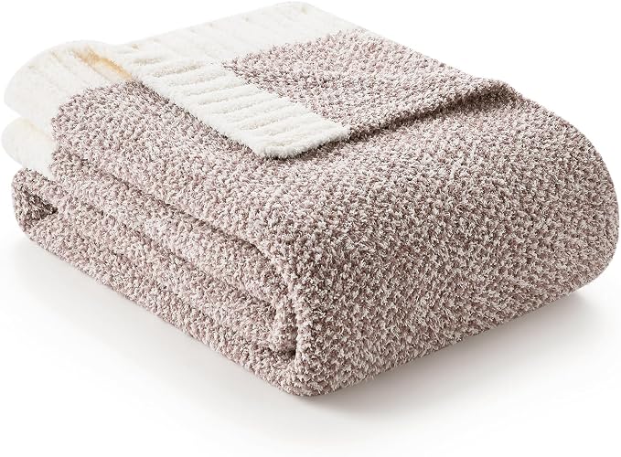 Snuggle Sac Heather Taupe Throw Blanket by SnuggleSac