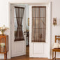 Sutuo Home Dark Coffee French Boho Door Curtains by SutuoHome