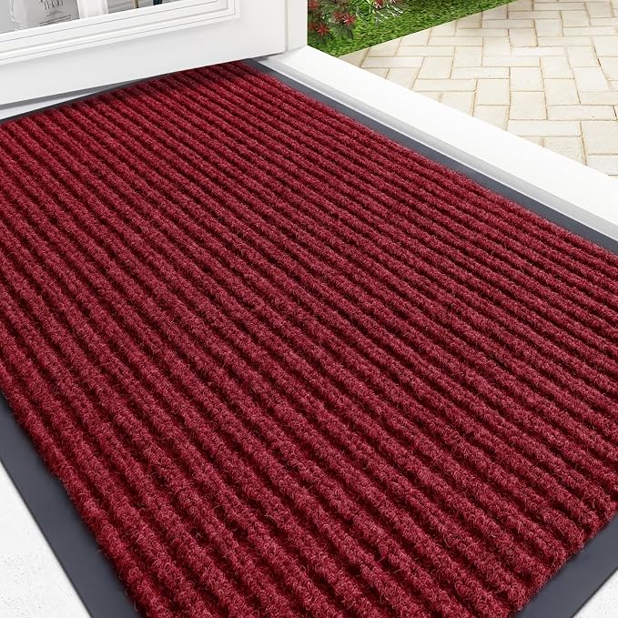 OLANLY Front Door Mat 29.5x17, Waterproof Heavy-Duty Indoor Outdoor Doormat | by OLANLY
