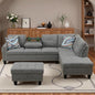 97.5" L Shaped Couch Set, Modular Sectional Couches by Topcomfy