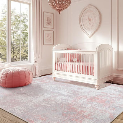 RELEANY Washable 5'x7' Abstract Area Rug - Image 2