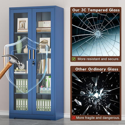 UNICOLY Lockable Display Cabinet - Image 5