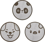 51mm Espresso Puck Screen 3-Pack, Lower Shower Screen, Metal Coffee Reusable Filter for Espresso Portafilter Basket, 1.7 Thickness(Cute Animal)