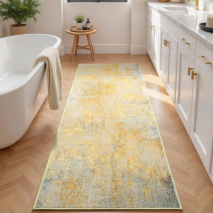 Runner Rug for Kitchen Hallways Runner Rug Non Slip 2'6''x8' Washable Long - Image 3