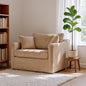 Oversized Armchair, 43.9" W Chenille Single Sofa Modern Upholstered Deep Seat by Aortzio