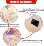 Silicone Pastry Mat 36'' By 24'' Extra Large Baking Mat with Measurements for Dough Rolling, Kneading Board, Kitchen Counter Mats, Perfect for Dough, Fondant, Pie Crust, Cookies, Bread, Pasta, Pizza