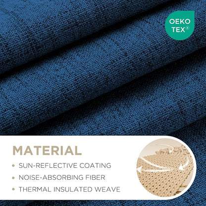 Joydeco Linen Blackout Curtains - Image 2
