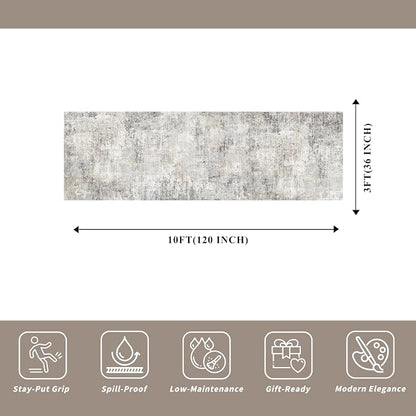 3x10 ft Long Hallway Runner Rug – Non-Slip Washable Kitchen Floor Rug - Image 2