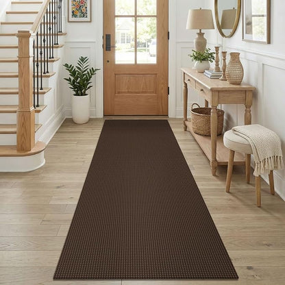 KOZYFLY Cotton Runners for Hallway 2.5'x8', Washable Runner Rug, Woven Non Slip by KOZYFLY