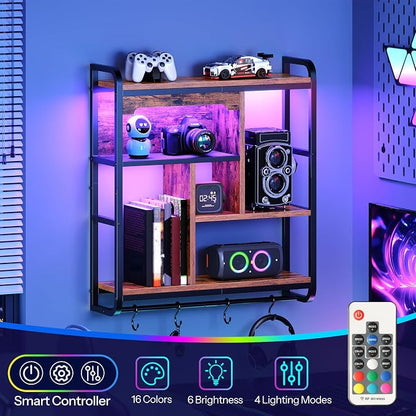 HOOBRO Gaming Floating Shelves - Image 4