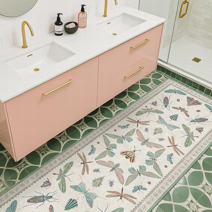 Boho Bathroom Runners by HazoHaus