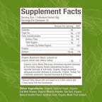 OM MUSHROOM SUPERFOOD Matcha Latte Blend Mushroom Powder, Single Serve, 10 Count, Green Tea, Lion's Mane, Reishi, Chaga, Turkey Tail, Focus & Stress Support Supplement
