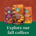 Starbucks Ground Coffee, Pumpkin Spice Flavored Coffee, 100% Arabica, Limited Edition, 1 Bag (17 Oz)