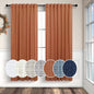 Pitalk 63 Inch Curtains for Living Room Dining Room Linen Sheer Colorful Hippie by Pitalk