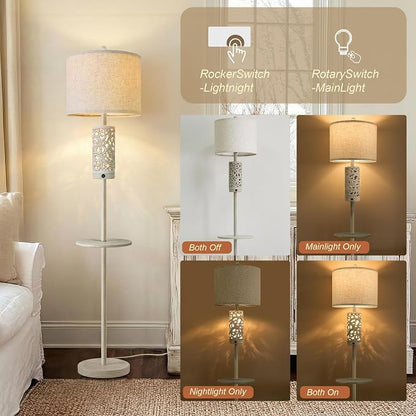 OYEARS Dimmable Farmhouse Floor Lamp - Image 4