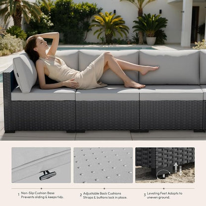 WWR Patio Furniture Set 7 Piece - Image 3