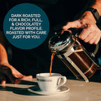 Stone Creek Coffee Dark Roast Ground Coffee – 2 LB (Pack of 1) – Smooth and Chocolatey Fresh Roasted Coffee Beans with Rich and Fruity Tasting Notes, 3 Volcanoes Dark Guatemala