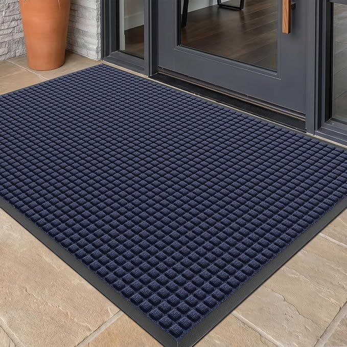 Front Door Mat Outside Entrance, Heavy Duty Waterproof Doormat | 47.5"x35.5" by WELDUN%E2%80%94IdealChoiceforHome