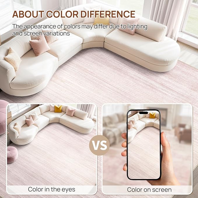 UERMEI 10x14 Washable Area Rug - Image 7