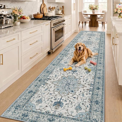RELEANY Washable Area Rug, Runner 3'x12', Water Repellent, Pet Friendly - Image 2