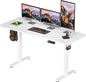 BIZUM Electric Standing Desk 63 x 24 Inch Computer Desk-Gaming Desk White Home by Unknown
