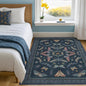 Blue Rugs for Bedroom by HazoHaus