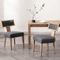 VESCASA Linen Upholstered Dining Chairs by VESCASA