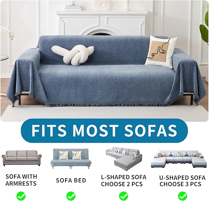 HAOMAIJIA Non Slip Couch Cover Sofa Covers - Image 5