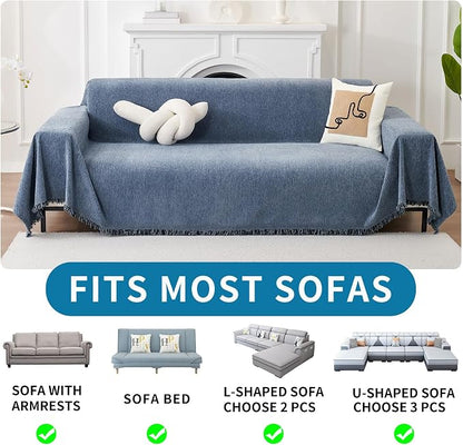 HAOMAIJIA Chenille Couch Cover Sofa Covers - Image 5